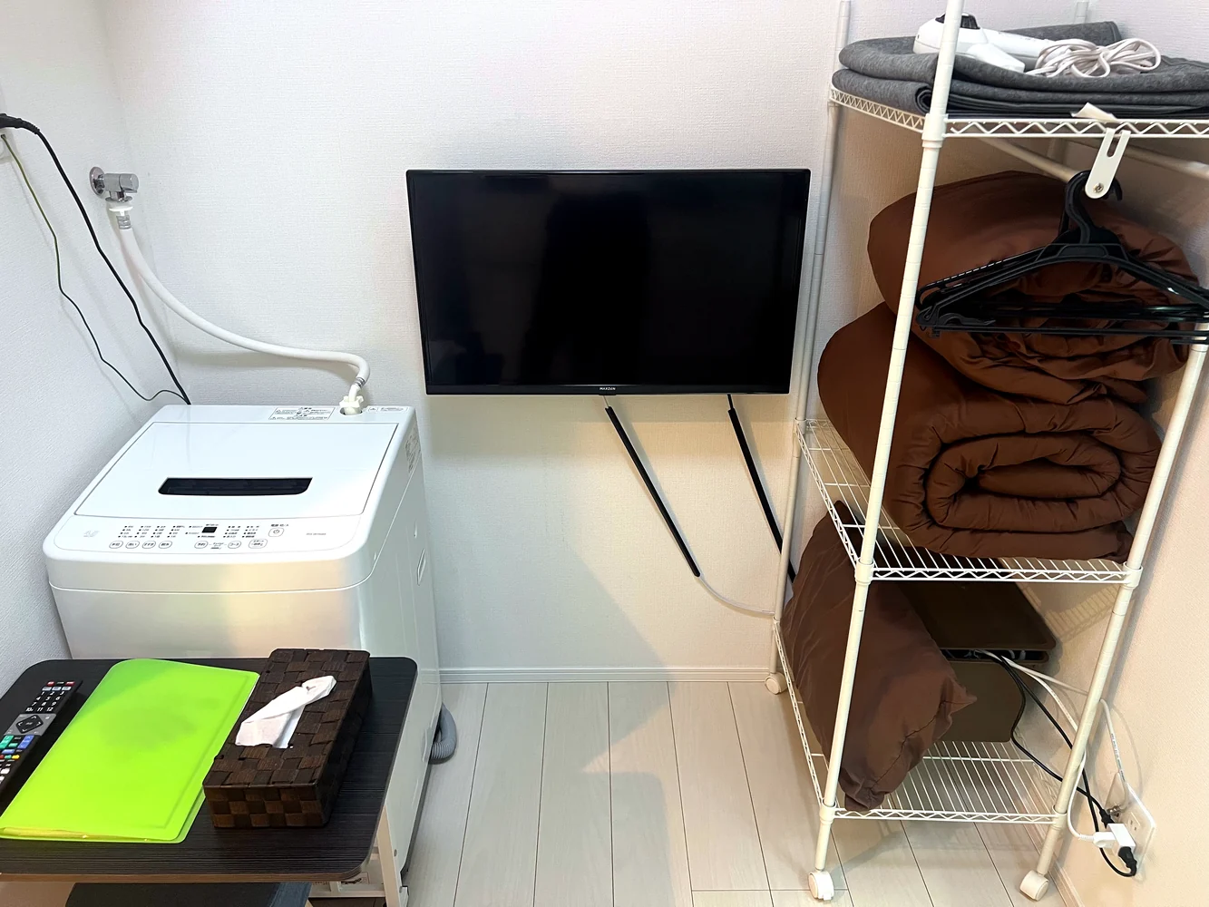 Room television and storage